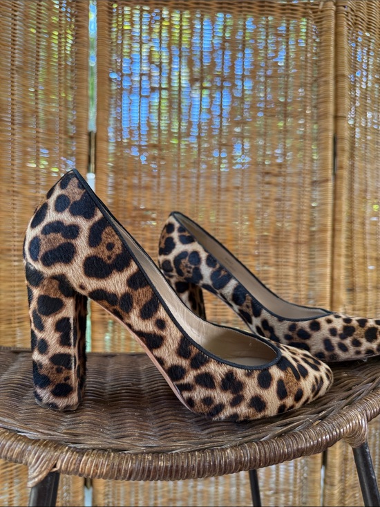 J. Crew Shoes - J. Crew Leopard-Print Etta Heel Pumps in Brown and Black